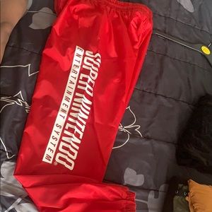 Red Super Nintendo Swish Pants.